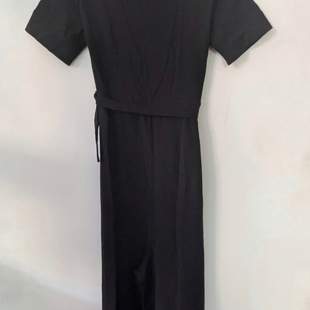 Boob Design Elegant Black Wrap Jumpsuit - Picture 7 of 10